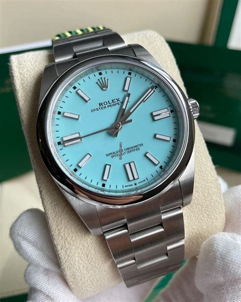 rolex op tiffany blue|rolex tiffany 41.